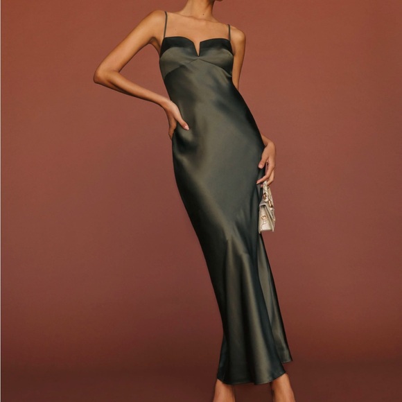 Reformation Brie Silk Dress - Picture 4 of 4